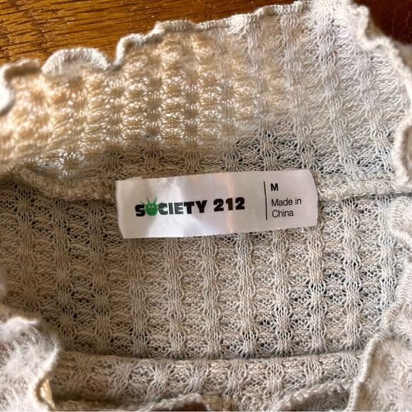 Cozy Juniors Neutrals Bundle Four Items tanks waffle knit long sleeve medium M - Picture 9 of 9